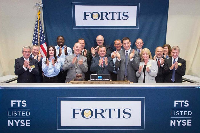 Fortis Inc  Now Trading on the New York Stock Exchange