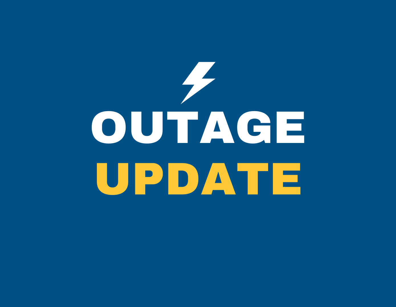 UPDATE on Provo Outages 4-23-19