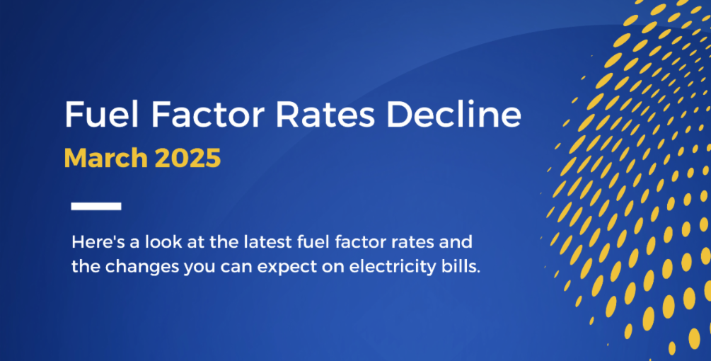 Fuel Factor Rates Update: March 2025