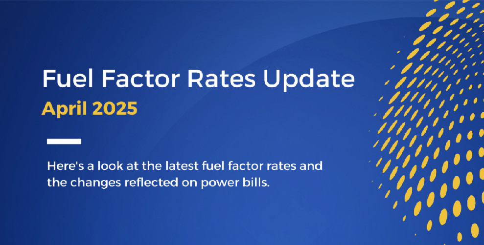 Fuel Factor Rates Update: April 2025