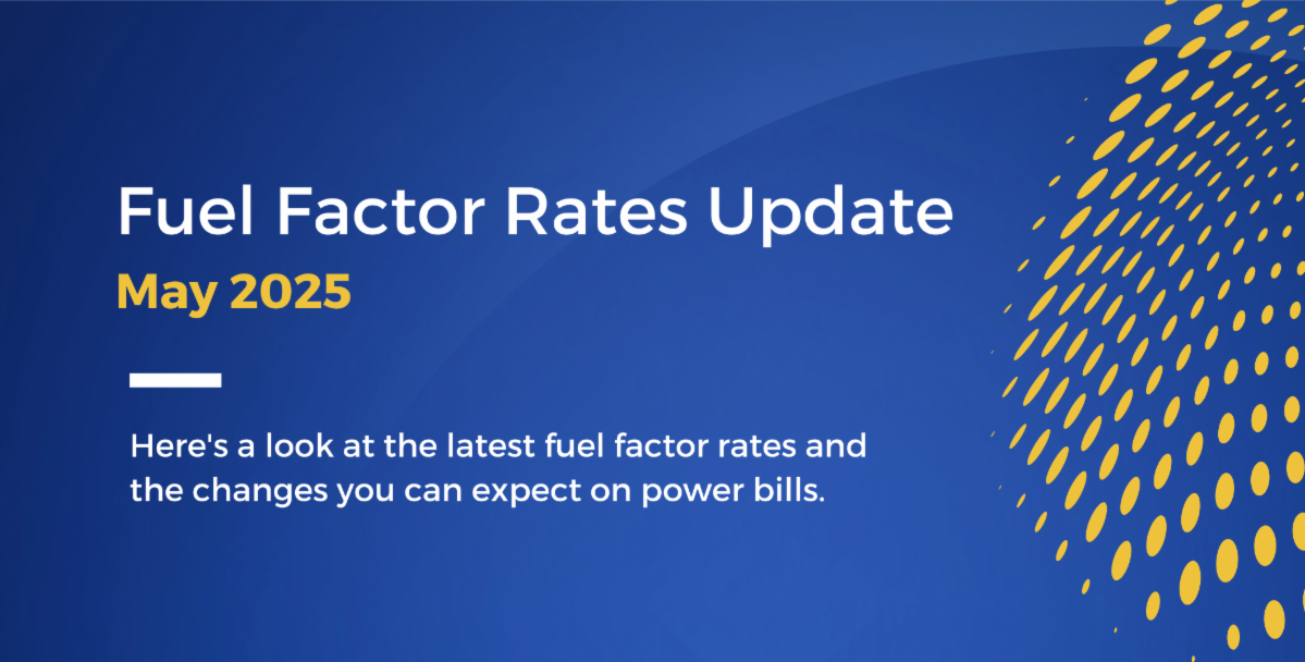 Fuel Factor Rates Update: May 2025